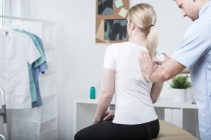 Image of a girl getting an adjustment