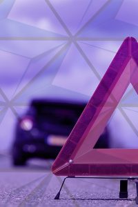 Image of a traffic cone in the street